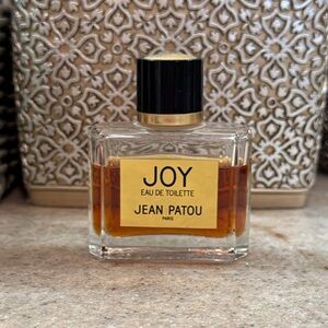 JOY Vintage Jean Patou bottle Eau de Parfum SPLASH Filled As Shown